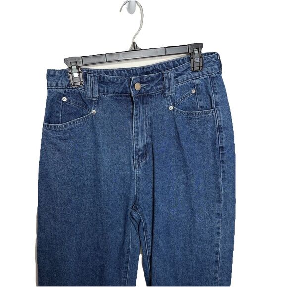 Cider Denim High Waist Tapered Leg Medium Jeans Size Large Womens - Picture 2 of 5